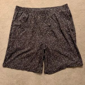 Men’s Outdoor Voices Athletic Shorts Black/Grey/White Size L